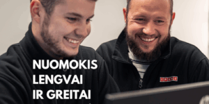 Įmonės pavadinimas yra Cramo